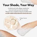 🎉BUY 1 GET 1 FREE🎉[OFFICIAL ELROEL PRODUCT] ELROEL BLANC Cover Cream Stick V w/ Detachable Brush - Korean Skin Care Color-Changing Foundation Stick with Collagen Capsules (0.45 oz)