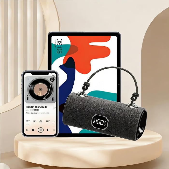 Fashionable Clip-On Wireless Headphones with Handbag