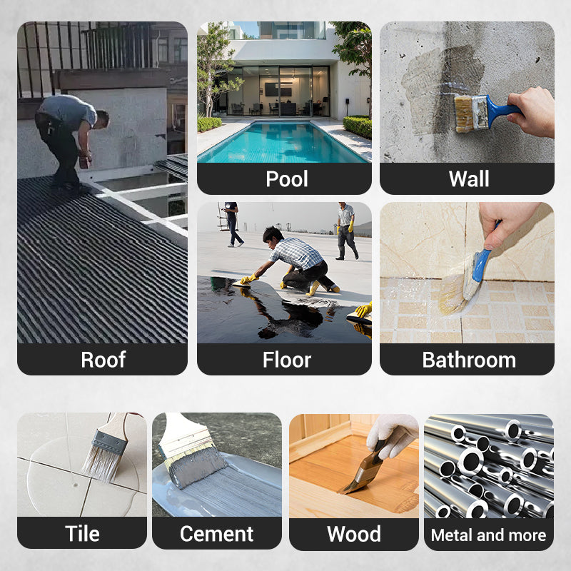 🏠 Waterproof polyurethane coating – Versatile protection, easy to apply & long-lasting ✨