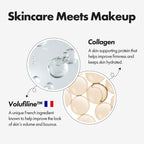 🎉BUY 1 GET 1 FREE🎉[OFFICIAL ELROEL PRODUCT] ELROEL BLANC Cover Cream Stick V w/ Detachable Brush - Korean Skin Care Color-Changing Foundation Stick with Collagen Capsules (0.45 oz)