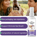 Pet Oral Care Spray – Fresh Breath & Cleaner Teeth, No Brushing Needed-BP