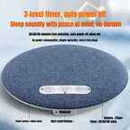HYUNDAI S1 Ultra-Thin Bluetooth Pillow Speaker with Bluetooth 6.0, 3D White Noise, Soft Immersive Sound Field, Pillow CD Player for Bedtime Music & Audiobooks, Headphone-Free Sleep Speaker, Compatible with Android & iOS