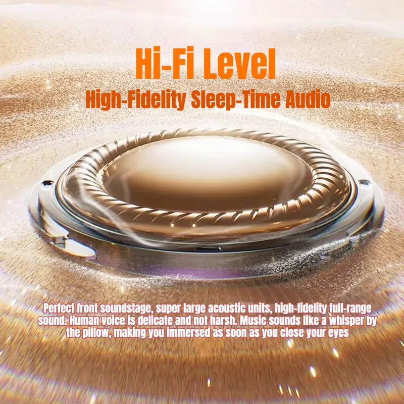 HYUNDAI S1 Ultra-Thin Bluetooth Pillow Speaker with Bluetooth 6.0, 3D White Noise, Soft Immersive Sound Field, Pillow CD Player for Bedtime Music & Audiobooks, Headphone-Free Sleep Speaker, Compatible with Android & iOS