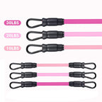 Ankle Fitness Belt(3pcs:10, 20, 30LB Each with One Pair of Ankle Strap)