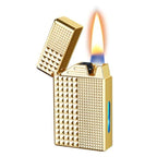 🔥 Voice-Activated Metal Windproof Lighter | 4 Smart Ignition Modes & USB Rechargeable