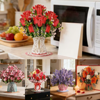 🏆98K+ SOLD! 🌼💌 Forever-Blooming 3D Flower Pop-Up Card– Personalized Love Message & Everlasting Bloom 🎁