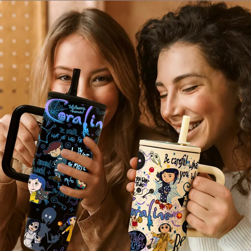 Exclusive Coraline 40 Oz Tumblr