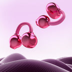 Fashionable Clip-On Wireless Headphones with Handbag